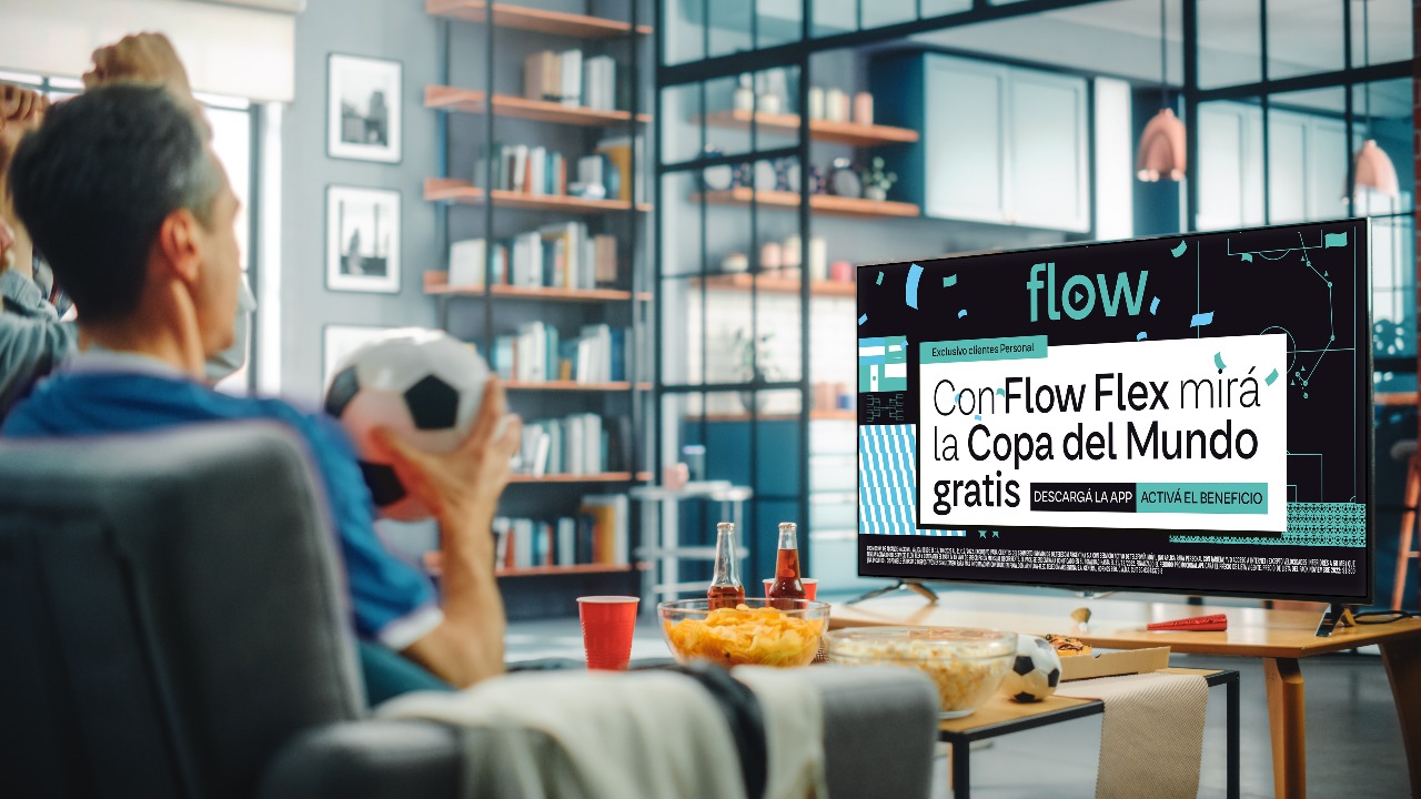 Empresas y Mundial: Con Flow Flex, los clientes  de Personal podrán ver los partidos gratis