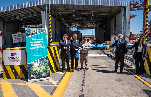 Exolgan inauguró un nuevo sistema de escaneo en Dock Sud